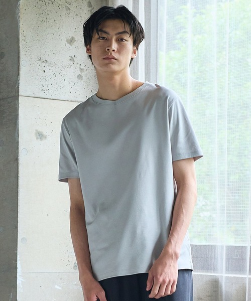 UNITED TOKYO（ユナイテッドトウキョウ）の「テクノラマ クルーネックTシャツ（Tシャツ/カットソー・メンズ・ホワイト/グレー/ブラック/ライトブルーグレー/パープル・4/1/3/2）」の8枚目の写真