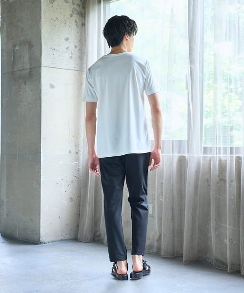 UNITED TOKYO（ユナイテッドトウキョウ）の「テクノラマ クルーネックTシャツ（Tシャツ/カットソー・メンズ・ホワイト/グレー/ブラック/ライトブルーグレー/パープル・4/1/3/2）」の13枚目の写真