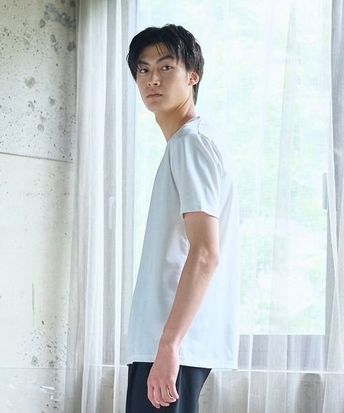 UNITED TOKYO（ユナイテッドトウキョウ）の「テクノラマ クルーネックTシャツ（Tシャツ/カットソー・メンズ・ホワイト/グレー/ブラック/ライトブルーグレー/パープル・4/1/3/2）」の16枚目の写真