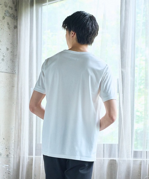 UNITED TOKYO（ユナイテッドトウキョウ）の「テクノラマ クルーネックTシャツ（Tシャツ/カットソー・メンズ・ホワイト/グレー/ブラック/ライトブルーグレー/パープル・4/1/3/2）」の17枚目の写真