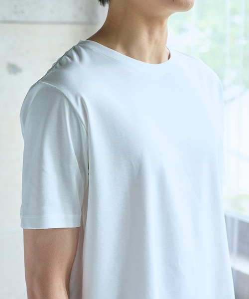 UNITED TOKYO（ユナイテッドトウキョウ）の「テクノラマ クルーネックTシャツ（Tシャツ/カットソー・メンズ・ホワイト/グレー/ブラック/ライトブルーグレー/パープル・4/1/3/2）」の19枚目の写真