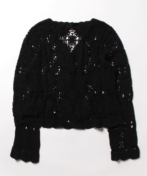 クロシェフラワー柄カーディガン（カーディガン/ボレロ）｜coca（coca