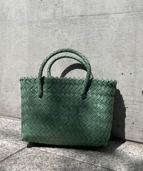 Doux archives（ドゥアルシーヴ）の「メルカドミニトートＢＡＧ（トートバッグ・レディース・グリーン/ベージュ・FREE）」の2枚目の写真