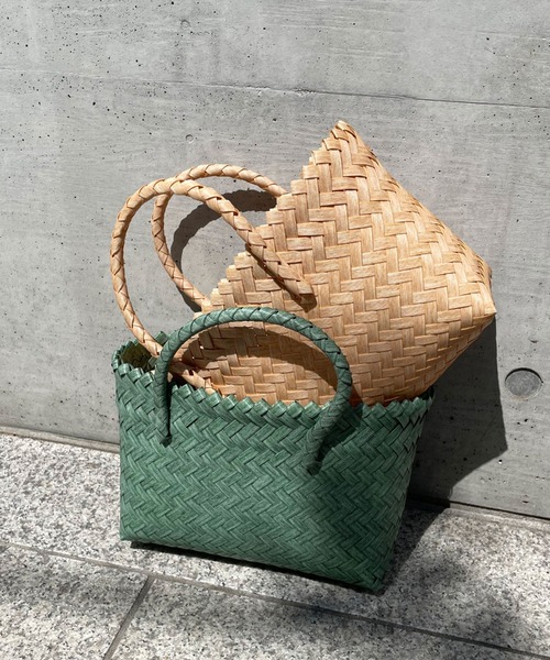 Doux archives（ドゥアルシーヴ）の「メルカドミニトートＢＡＧ（トートバッグ・レディース・グリーン/ベージュ・FREE）」の11枚目の写真