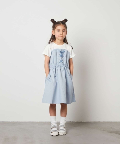 a.v.v（アーヴェヴェ）の「[KIDS]ラメストラップサンダル[WEB限定サイズ]（サンダル・キッズ・ブラック/シルバー・20/19/21/22/24/23）」の6枚目の写真