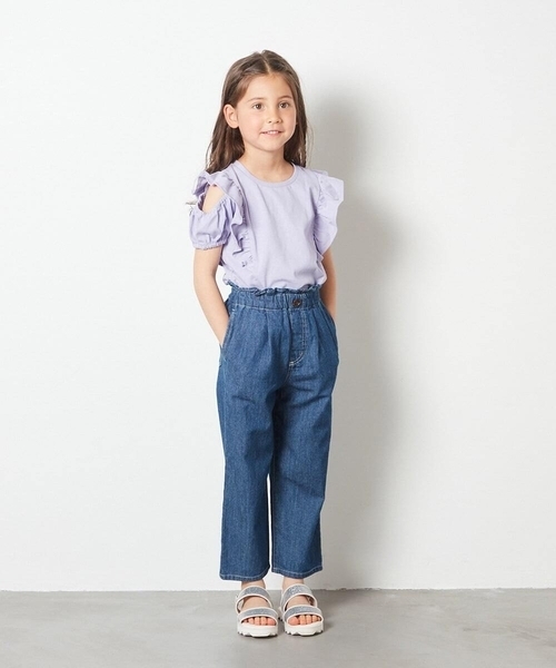 a.v.v（アーヴェヴェ）の「[KIDS]ラメストラップサンダル[WEB限定サイズ]（サンダル・キッズ・ブラック/シルバー・20/19/21/22/24/23）」の7枚目の写真