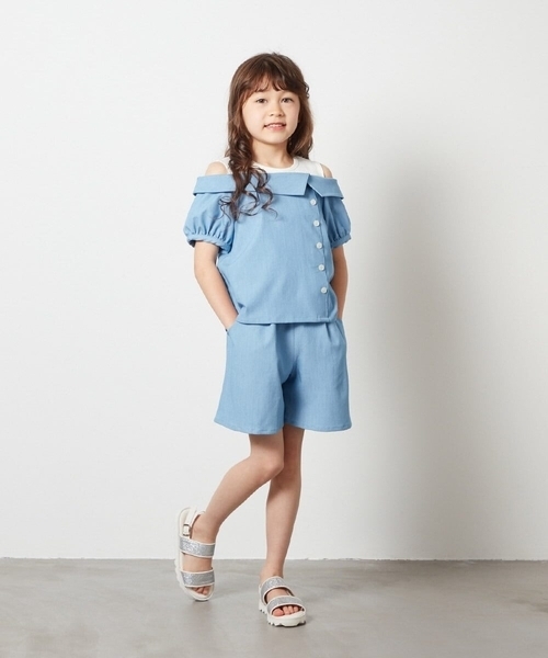 a.v.v（アーヴェヴェ）の「[KIDS]ラメストラップサンダル[WEB限定サイズ]（サンダル・キッズ・ブラック/シルバー・20/19/21/22/24/23）」の16枚目の写真