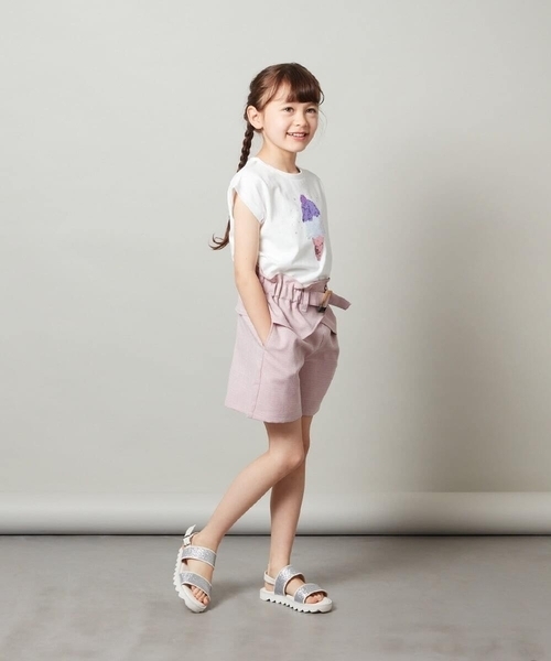 a.v.v（アーヴェヴェ）の「[KIDS]ラメストラップサンダル[WEB限定サイズ]（サンダル・キッズ・ブラック/シルバー・20/19/21/22/24/23）」の19枚目の写真