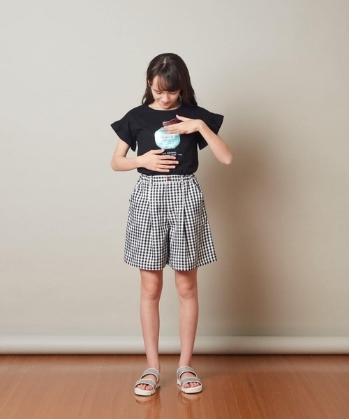 a.v.v（アーヴェヴェ）の「[KIDS]ラメストラップサンダル[WEB限定サイズ]（サンダル・キッズ・ブラック/シルバー・20/19/21/22/24/23）」の22枚目の写真