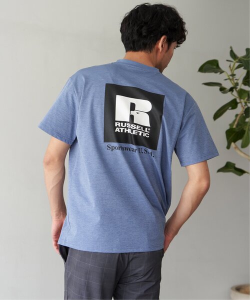Russell Athletic（ラッセルアスレティック）の「【吸水速乾】RUSSELL ATHLETIC ラッセルアスレチック ドライパワープリントT（Tシャツ/カットソー・メンズ・ホワイト/オリーブ/ブルー・S/M/L/XL）」の15枚目の写真