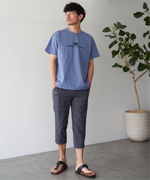 Russell Athletic（ラッセルアスレティック）の「【吸水速乾】RUSSELL ATHLETIC ラッセルアスレチック ドライパワープリントT（Tシャツ/カットソー・メンズ・ホワイト/オリーブ/ブルー・S/M/L/XL）」の21枚目の写真