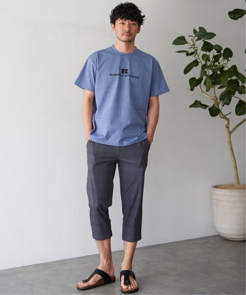 Russell Athletic（ラッセルアスレティック）の「【吸水速乾】RUSSELL ATHLETIC ラッセルアスレチック ドライパワープリントT（Tシャツ/カットソー・メンズ・ホワイト/オリーブ/ブルー・S/M/L/XL）」の22枚目の写真