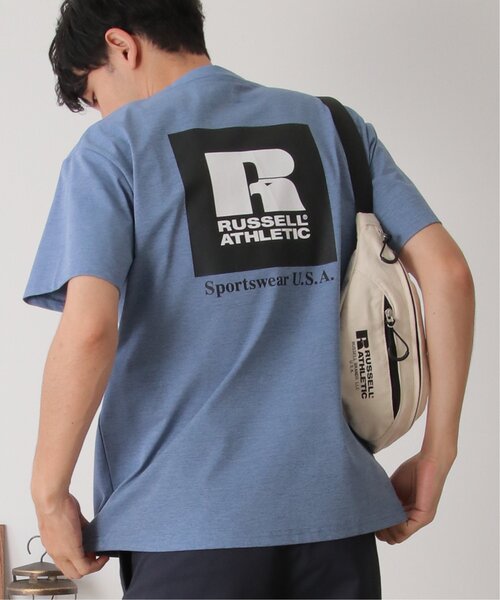 Russell Athletic（ラッセルアスレティック）の「【吸水速乾】RUSSELL ATHLETIC ラッセルアスレチック ドライパワープリントT（Tシャツ/カットソー・メンズ・ホワイト/オリーブ/ブルー・S/M/L/XL）」の3枚目の写真