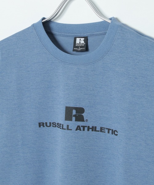 Russell Athletic（ラッセルアスレティック）の「【吸水速乾】RUSSELL ATHLETIC ラッセルアスレチック ドライパワープリントT（Tシャツ/カットソー・メンズ・ホワイト/オリーブ/ブルー・S/M/L/XL）」の5枚目の写真
