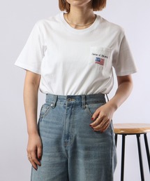 コーマ天竺プリント半袖TEE