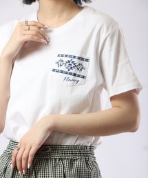 FUNALIVE（ファンアライブ）の「コーマ天竺プリント半袖TEE（Tシャツ/カットソー）」