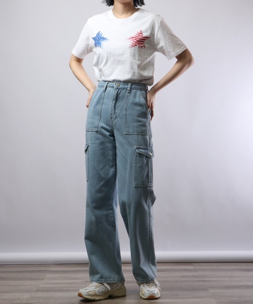 FUNALIVE(ファンアライブ)の「コーマ天竺プリント半袖TEE(Tシャツ/カットソー・メンズ・ホワイト系その他2/ホワイト系その他3/ホワイト系その他4/ホワイト系その他5/ホワイト系その他6/ホワイト系その他7/ブラック系その他2/ホワイト系/ホワイト系1/ホワイト系2/ホワイト系3/サックスブルー系/ホワイト系その他/ブラック系その他/ピンク系その他・M/L)」の18枚目の写真
