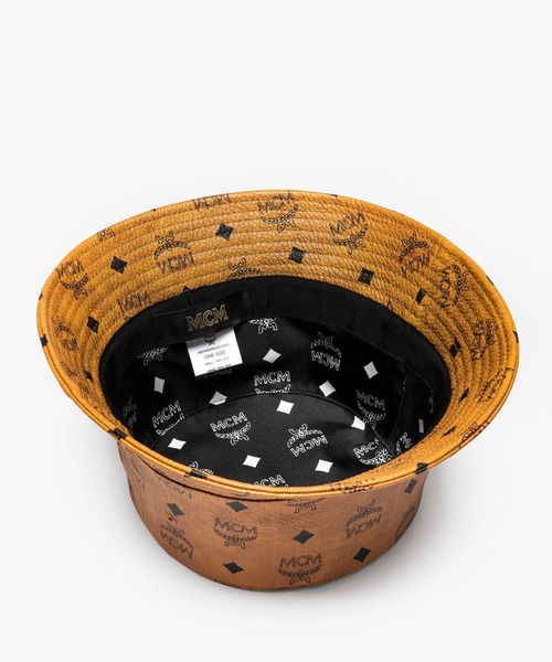 MCM（エムシーエム）の「MCM/エムシーエム/バケットハット - ヴィセトス（ハット・メンズ・ブラウン/ブラック・60）」の4枚目の写真