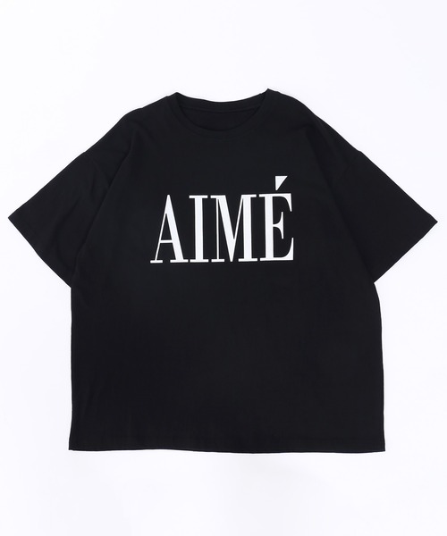 WC(ダブル シー)の「AIMEビッグTシャツ(Tシャツ/カットソー・レディース・ブラック/ホワイト・FREE)」の5枚目の写真