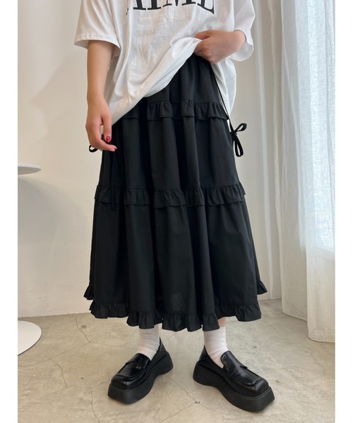 WC(ダブル シー)の「AIMEビッグTシャツ(Tシャツ/カットソー・レディース・ブラック/ホワイト・FREE)」の4枚目の写真