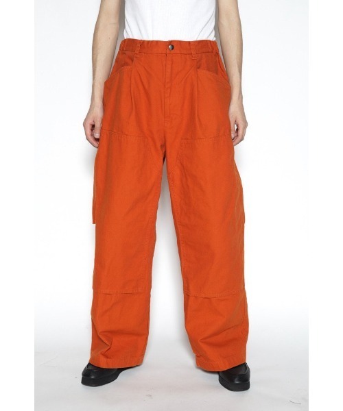CHANEL オレンジ ワークパンツ CHANEL オレンジ ワークパンツ