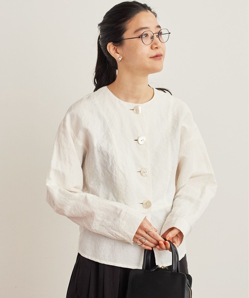 fig london シアーブラウス fig london シアーブラウス