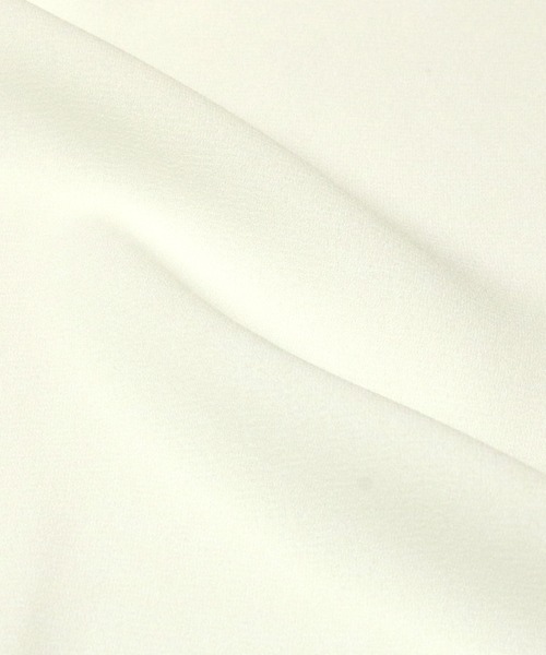 TOKYO SHIRTS（トウキョウシャツ）の「ビジュー付きシフォン半袖ブラウス（シャツ/ブラウス・レディース・ブラック/オフホワイト/ライム・M/L）」の5枚目の写真