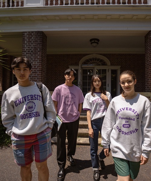 Russell Athletic(ラッセルアスレティック)の「【DOSHISHA UNIVERSITY】カレッジロゴTシャツA(Tシャツ/カットソー・メンズ・ホワイト/パープル・XL/S/M/L)」の11枚目の写真