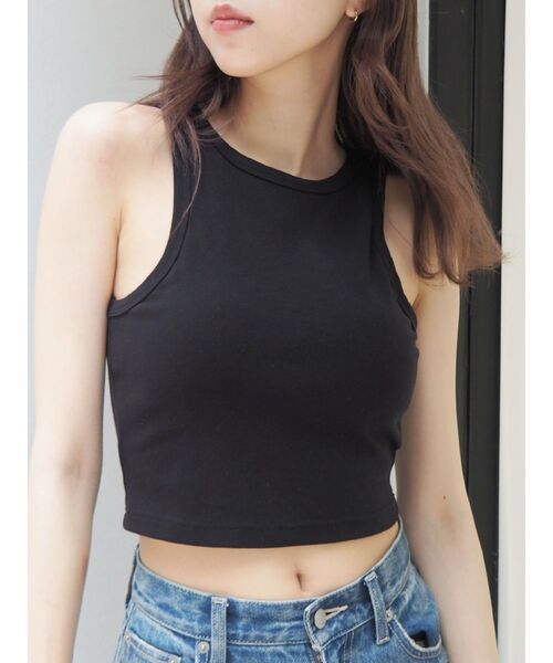 EVRIS（エヴリス）の「パッドインアメスリトップス（タンクトップ・レディース・ホワイト/ブラック/グレー・FREE）」の15枚目の写真