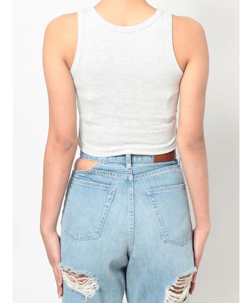 EVRIS（エヴリス）の「パッドインアメスリトップス（タンクトップ・レディース・ホワイト/ブラック/グレー・FREE）」の21枚目の写真