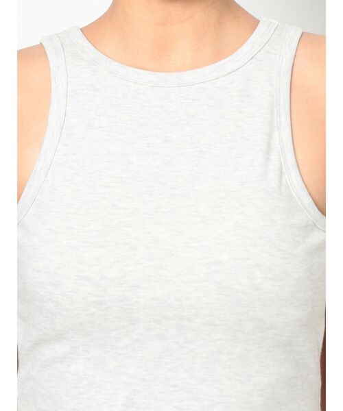 EVRIS（エヴリス）の「パッドインアメスリトップス（タンクトップ・レディース・ホワイト/ブラック/グレー・FREE）」の22枚目の写真