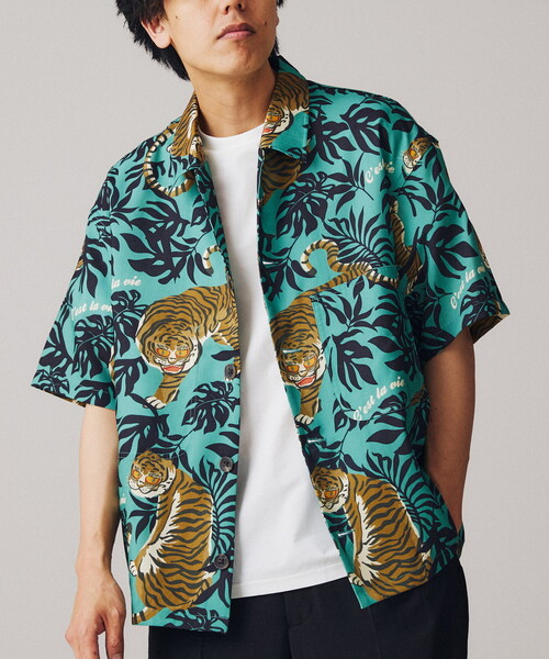 ORIENTAL ALOHA オーバーサイズ総柄シャツ（シャツ/ブラウス