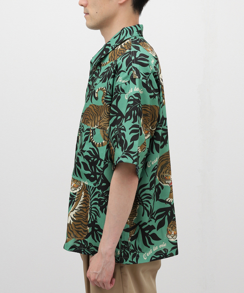 ORIENTAL ALOHA オーバーサイズ総柄シャツ（シャツ/ブラウス