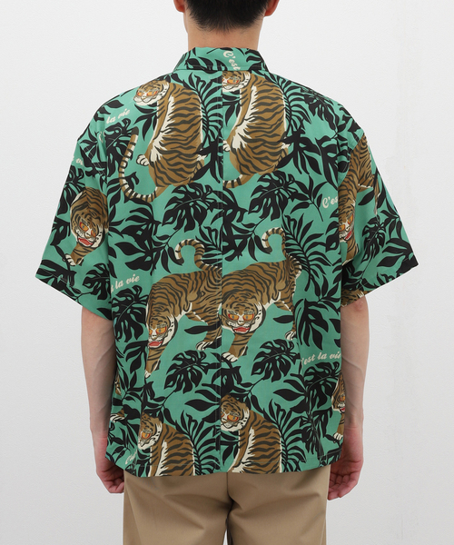 ORIENTAL ALOHA オーバーサイズ総柄シャツ（シャツ/ブラウス