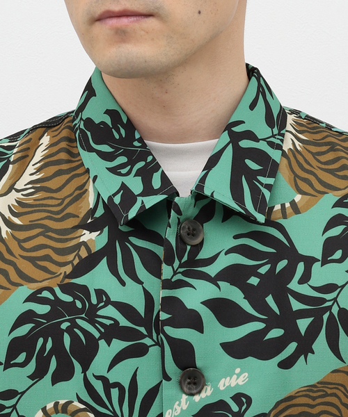 ORIENTAL ALOHA オーバーサイズ総柄シャツ（シャツ/ブラウス