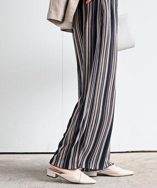 rps（アールピーエス）の「柄アソートプリーツパンツ（その他パンツ・レディース・アイボリー/ブラック系その他2/ブラック/チャコールグレー/ブラック系その他3/グリーン/ベージュ/ネイビー/ブルー・フリー）」の20枚目の写真