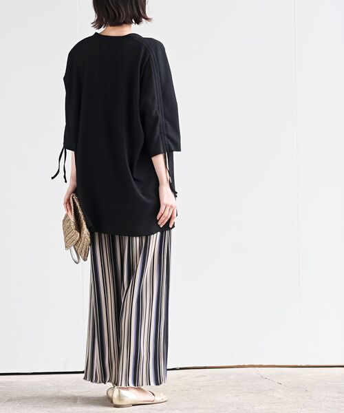 rps（アールピーエス）の「柄アソートプリーツパンツ（その他パンツ・レディース・アイボリー/ブラック系その他2/ブラック/チャコールグレー/ブラック系その他3/グリーン/ベージュ/ネイビー/ブルー・フリー）」の17枚目の写真