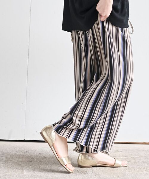 rps（アールピーエス）の「柄アソートプリーツパンツ（その他パンツ・レディース・アイボリー/ブラック系その他2/ブラック/チャコールグレー/ブラック系その他3/グリーン/ベージュ/ネイビー/ブルー・フリー）」の14枚目の写真