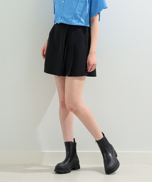 Ray BEAMS（レイビームス）の「Ray BEAMS / ラップ ミニ ショート パンツ（その他パンツ・レディース・ブラック/カーキ・0/1）」の7枚目の写真