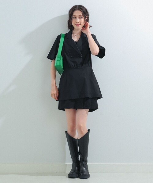 Ray BEAMS（レイビームス）の「Ray BEAMS / ラップ ミニ ショート パンツ（その他パンツ・レディース・ブラック/カーキ・0/1）」の19枚目の写真