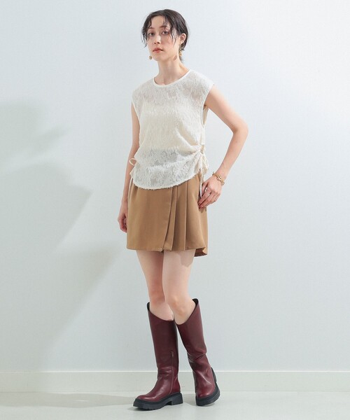 Ray BEAMS（レイビームス）の「Ray BEAMS / ラップ ミニ ショート パンツ（その他パンツ・レディース・ブラック/カーキ・0/1）」の11枚目の写真