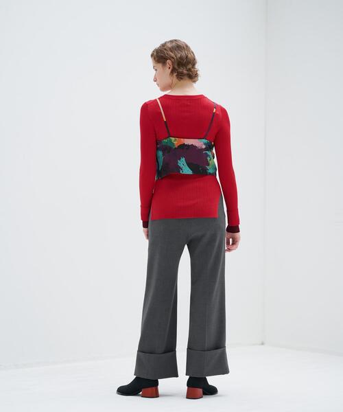 LANVIN en Bleu（ランバンオンブルー）の「アートプリントキャミソールトップス（キャミソール・レディース・ブルー/パープル系その他・38）」の5枚目の写真