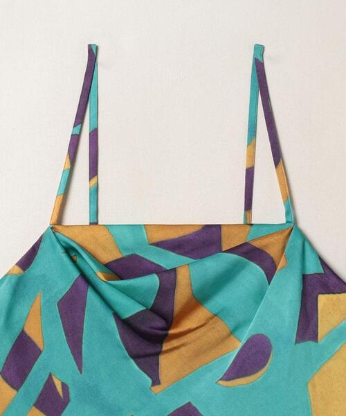 LANVIN en Bleu（ランバンオンブルー）の「アートプリントキャミソールトップス（キャミソール・レディース・ブルー/パープル系その他・38）」の12枚目の写真