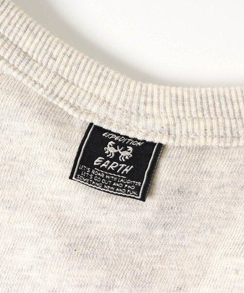 BREEZE（ブリーズ）の「プクプク恐竜タンクトップ（タンクトップ・キッズ・チャコール/アイボリー・80/90/100/110/120/130/140）」の6枚目の写真