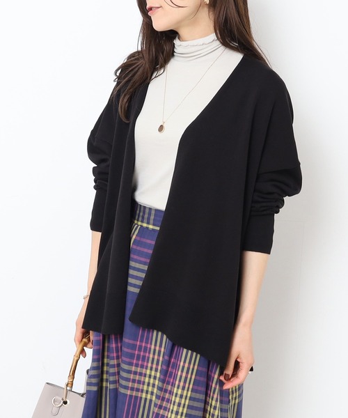 DRESKIP(ドレスキップ)の「◆大人なシアー感 レイヤードにぴったりのインナータートル【SHOO WARM/吸湿発熱】(Tシャツ/カットソー・レディース・オフホワイト/ホワイト系5/ブラック/スモーキーグリーン系/ライトオレンジ系/サックスブルー/ライトグレー・02/03/04)」の5枚目の写真