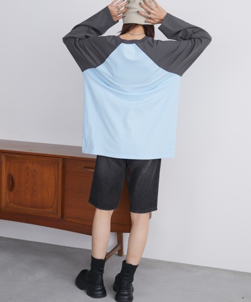 ラグランスリーブBIGロンT（Tシャツ/カットソー）｜Auntie Rosa