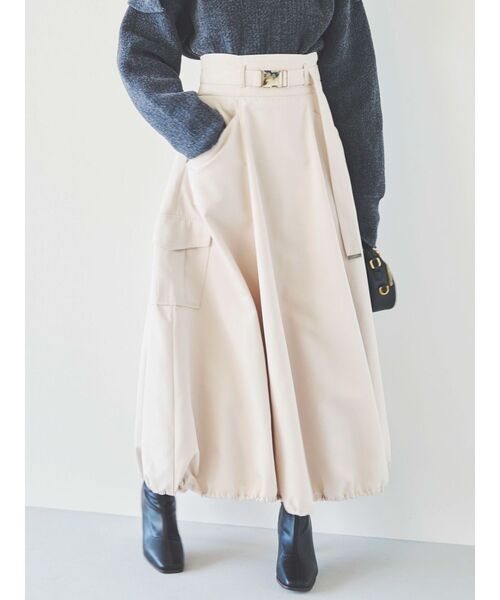 dazzlin(ダズリン)の「カーゴポケットバルーンスカート(スカート・レディース・アイボリー/イエロー/ブラック・SMALL/MEDIUM)」の7枚目の写真