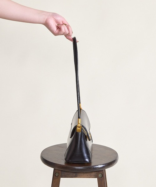 paravion（パラビオン）の「クラシカルレトロバッグ（ハンドバッグ・レディース・ブラウン/ブラック・FREE）」の4枚目の写真