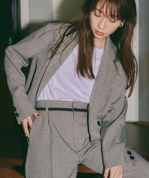 プラミカルツイルショートジャケット≪セットアップ対応≫