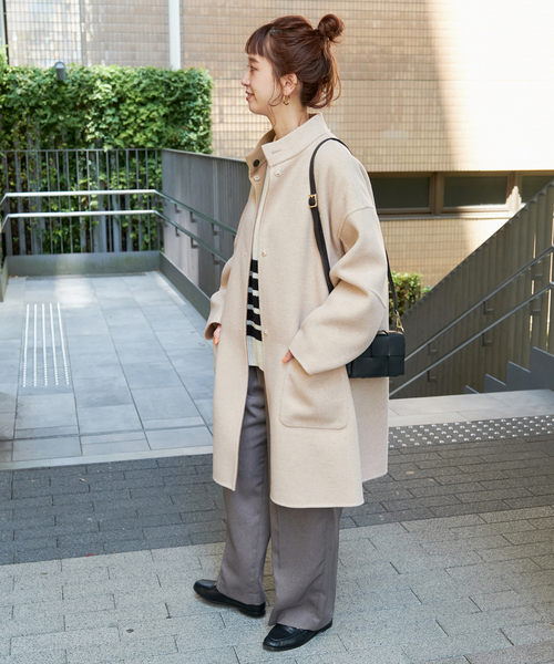 B.C STOCK（ベーセーストック）の「S120ブレンドリバーシブルミドル丈